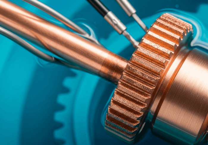 A high-quality part with a premium finish, representing the results of thermoset molding