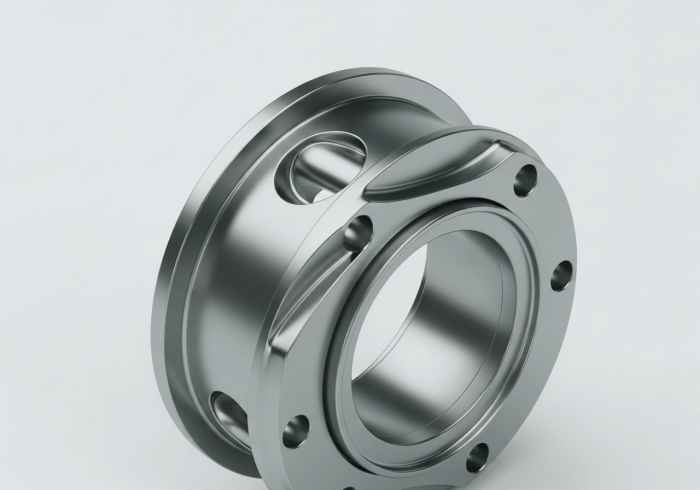 A complex aerospace component, illustrating high-performance transportation manufacturing