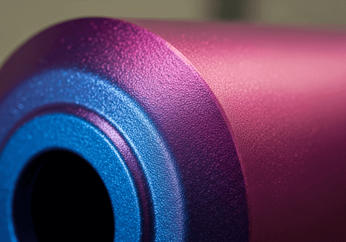 A welded sheet metal frame finished with a smooth powder coat