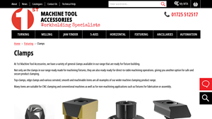 1MTA - Versatile Clamps for CNC Machining