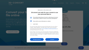 3D Convert - STL to OBJ Conversion