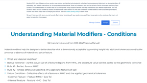 3DCS - Material Modifiers