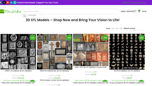 3DModelsArt - Mega 3D STL Models Collection