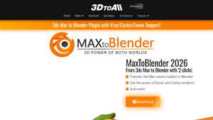 3DtoAll - MaxToBlender Plugin