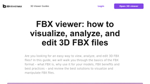 3D Viewer Max - FBX Viewer