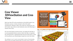 3DViewStation - Creo Viewer and Advanced Visualization Tools
