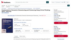 AbeBooks - Fundamentals of Geometric Dimensioning and Tolerancing