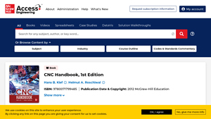 Access Engineering Library - CNC Design and Operation Techniques