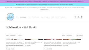 AccSub Blanks - Sublimation Metal Blanks