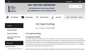 Accu-Trak - Cut Type Knurling