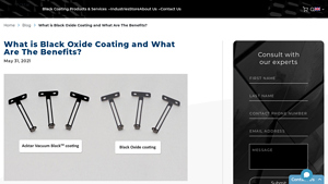 Acktar - Black Oxide Coating Solutions