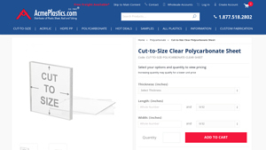 Acme Plastics - Custom Polycarbonate Sheets