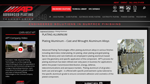 Advanced Plating Technologies - Aluminum Plating Solutions