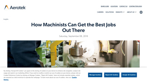 Aerotek - Machinist Recruitment Services