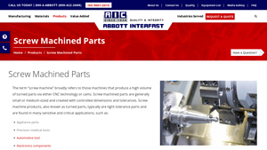 AIC Fast - Precision Screw Machined Parts