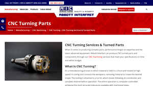 Abbott Interfast - CNC Turning Services