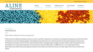 Aline Components - PEEK Plastic Material
