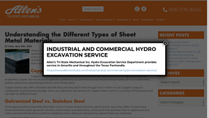Allen's Tri-State - Sheet Metal Materials