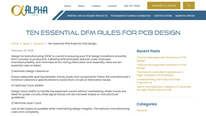 Alpha Circuit - PCB Manufacturing Excellence