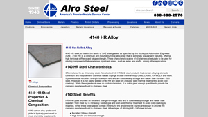 Alro - 4140 HR Alloy Steel