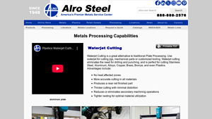 Alro - Waterjet Cutting Solutions