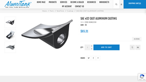 AlumiTank - SAE #32 Cast Aluminum Casting
