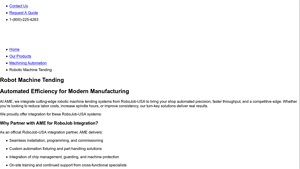 AME - Robotic Machine Tending Systems
