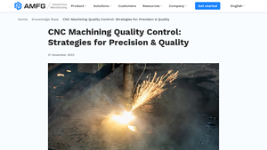 amfg.ai - CNC Machining Quality Control Strategies