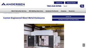 Andersen Industries - Custom-Made Sheet Metal Enclosures