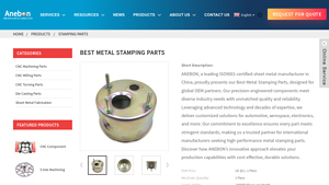 ANEBON - Best Metal Stamping Parts