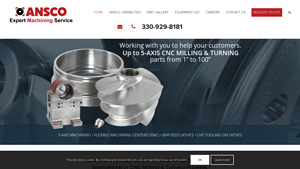 Ansco Machine - 5-Axis CNC Milling & Large Part Turning
