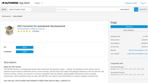 Visionworkplace - OBJ Converter for Autodesk® Navisworks®