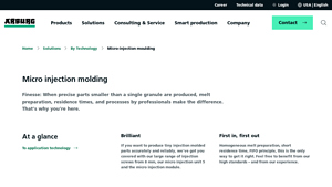 ARBURG - Micro Injection Molding Technology