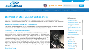 Ashley Ward - 1018 Carbon Steel
