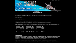 MatWeb - 6000 Series Aluminum Alloy