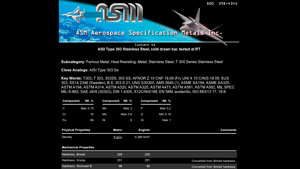 MatWeb - AISI Type 303 Stainless Steel