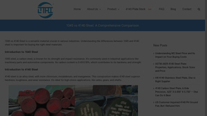 ASTM Steel - 1045 vs 4140 Comparison