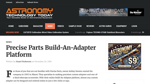 Astronomy Technology Today - Precise Parts Build-An-Adapter Platform