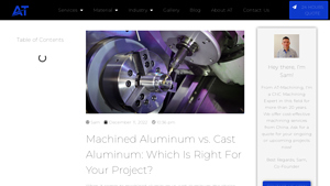 At-Machining - Precision Machined Aluminum