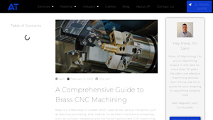 AT Machining - CNC Brass Solutions