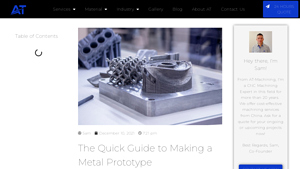 AT Machining - Precision CNC Machining Services