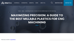 Atlas Fibre - Key Millable Plastics for CNC Machining