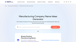 Manufacturing - Name Generator