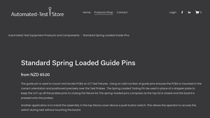 Automated Test - Standard Spring Loaded Guide Pins