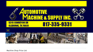 Automotive Machine - Engine Size Guide
