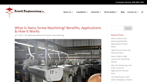 Avant Engineering - Swiss Screw Machining