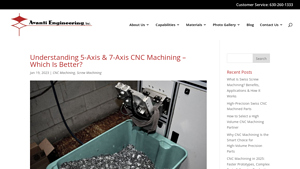 Avant Engineering - 5 & 7-Axis CNC Machining
