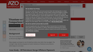Titanium vs Carbon Steel - Offshore Pipework Solutions