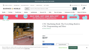 Barnes & Noble - CNC Machining Book