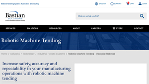 Bastian Solutions - Robotic Machine Tending Solutions